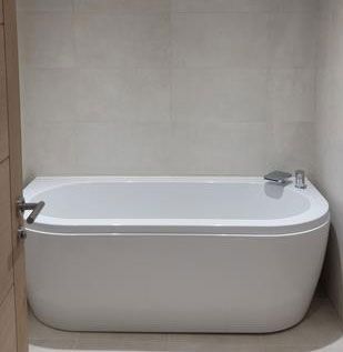 Newly decorated bathroom